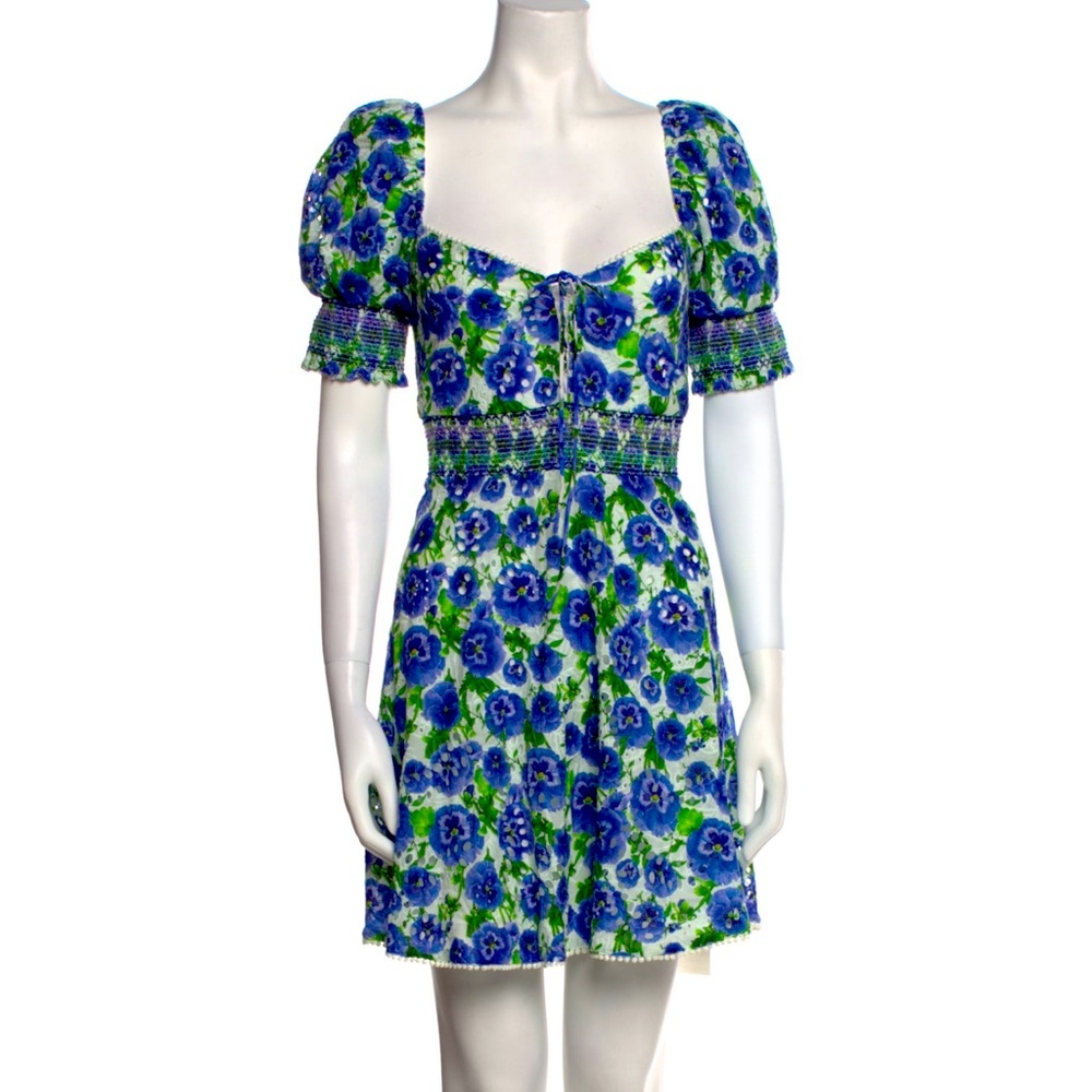 Alice + Olivia Floral Print Mini Dress